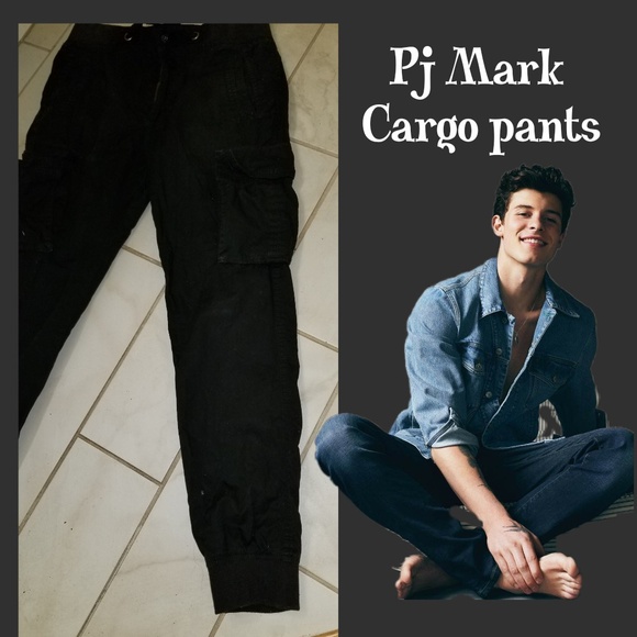 pj mark skinny fit cargo pants